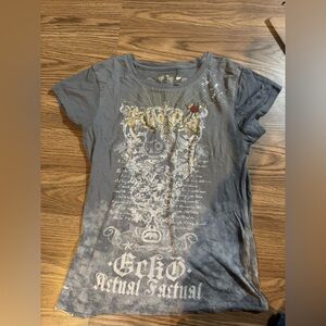 Ecko Unlimited Gray Graphic Tee